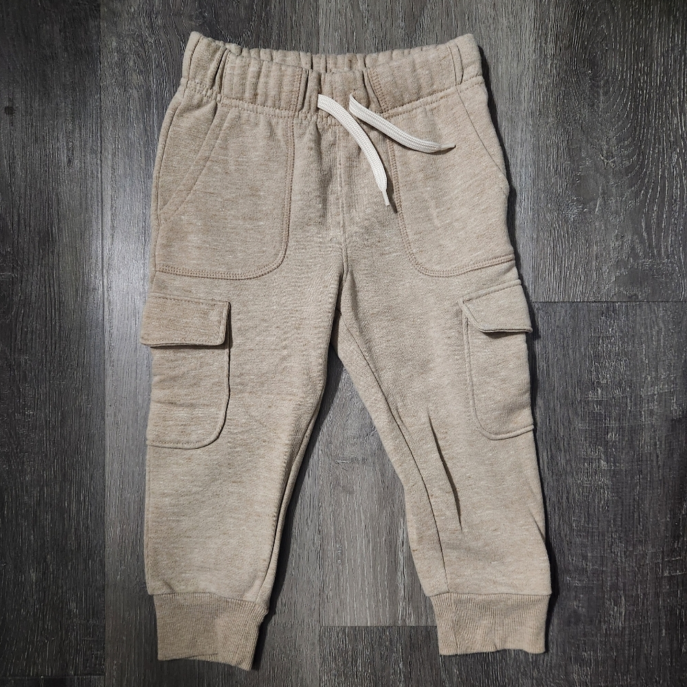 Old Navy Fleece Cargo Sweatpants Joggers Size 2T